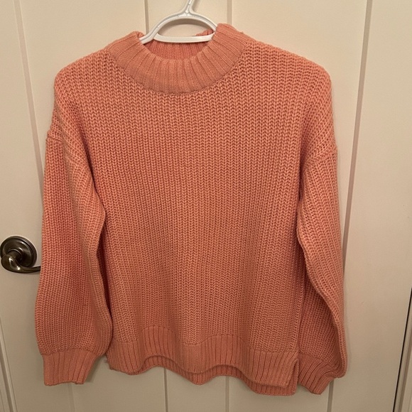 Joe Fresh Kids Salmon Pink Knit Sweater - Picture 1 of 4